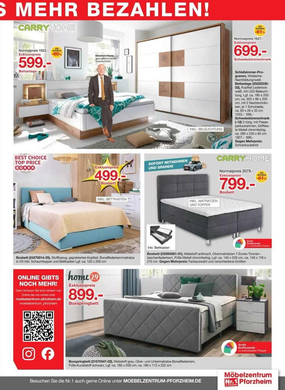 Möbelzentrum Pforzheim Prospekt (ab 07.02.2026) zum Blättern - Seite 23