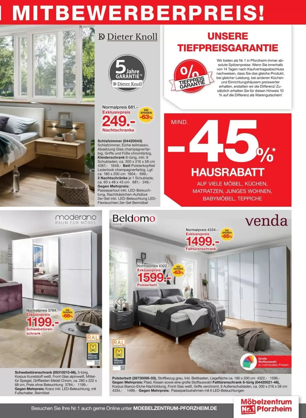Möbelzentrum Pforzheim Prospekt (ab 07.02.2026) zum Blättern - Seite 7