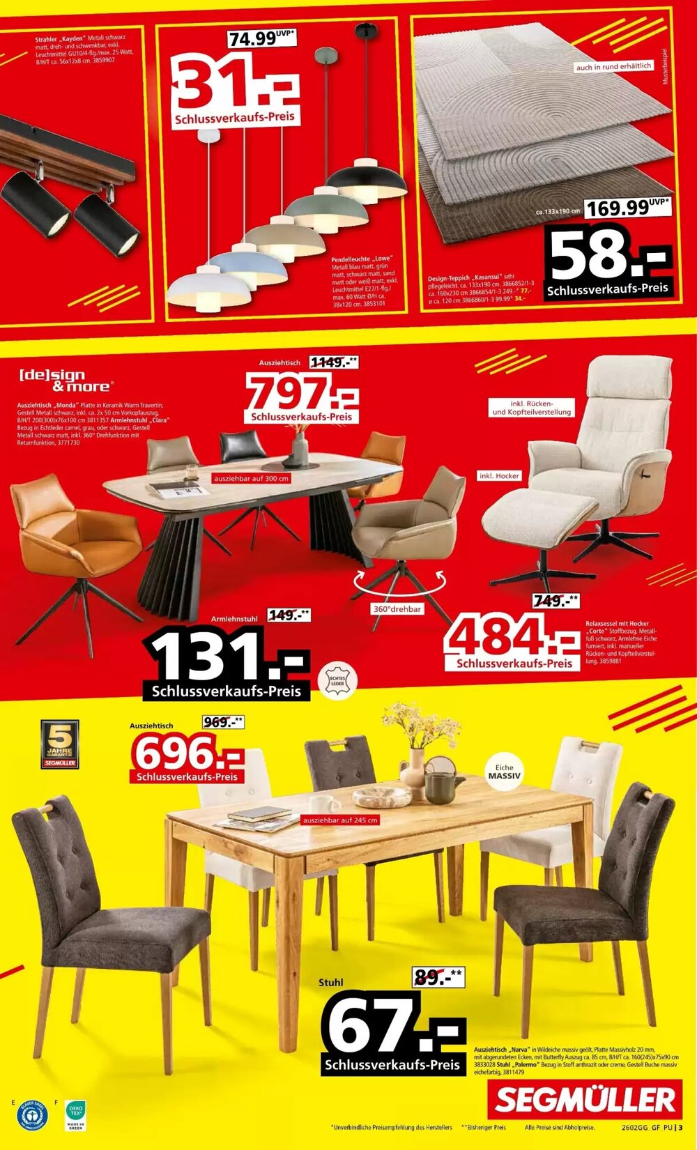 Segmüller Prospekt (ab 07.02.2026) zum Blättern - Seite 3
