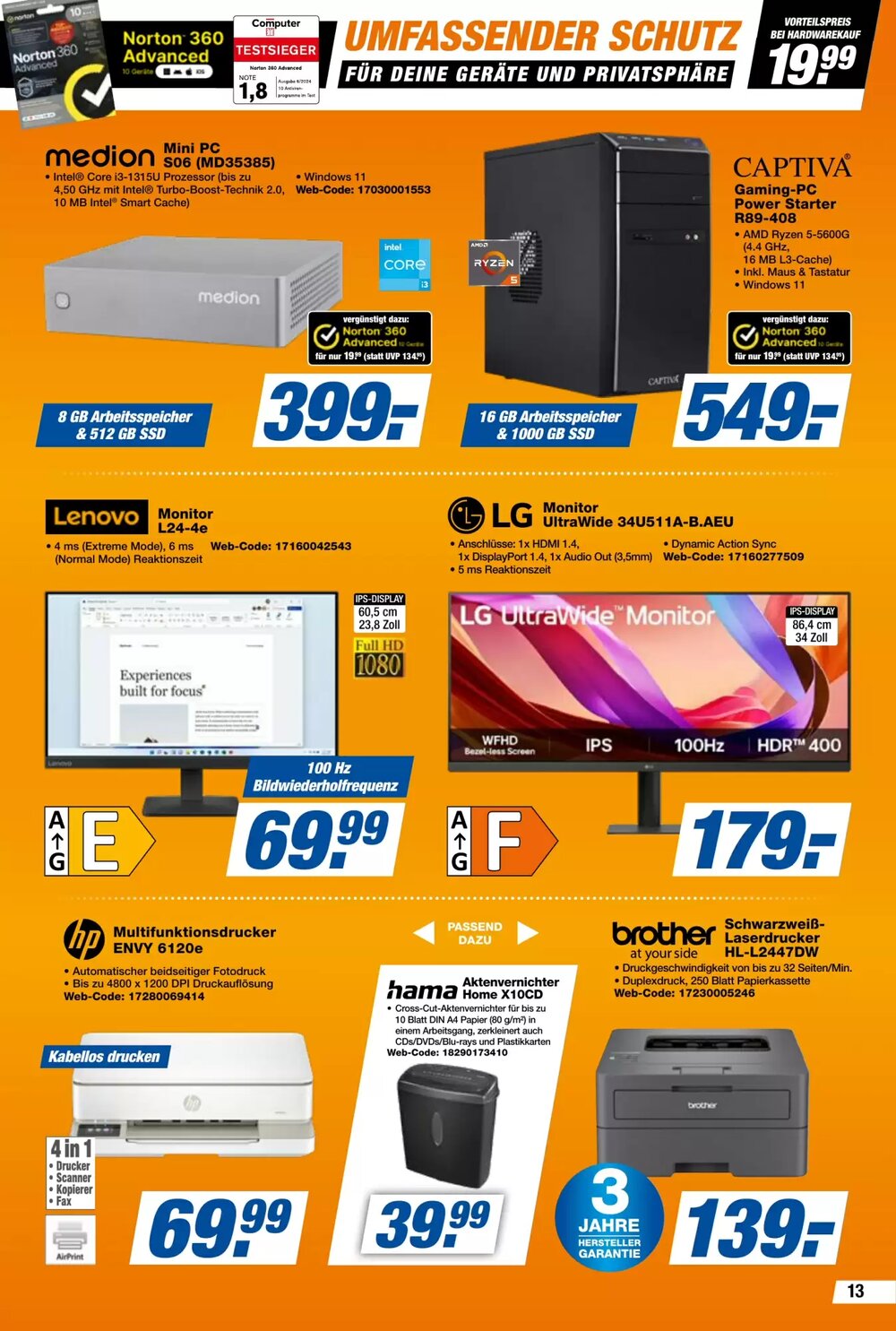 Expert Bening Prospekt (ab 08.02.2026) zum Blättern - Seite 13