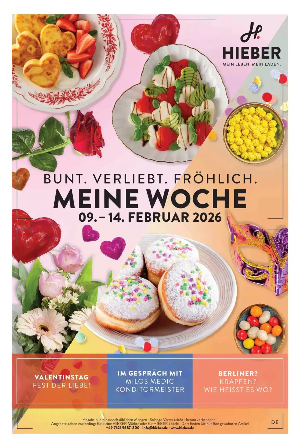 Hieber's Frische Center Prospekt (ab 08.02.2026) zum Blättern - Seite 1