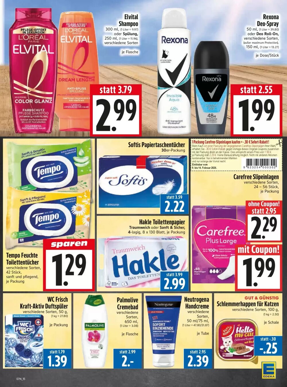 EDEKA Hahner Prospekt (ab 08.02.2026) zum Blättern - Seite 17