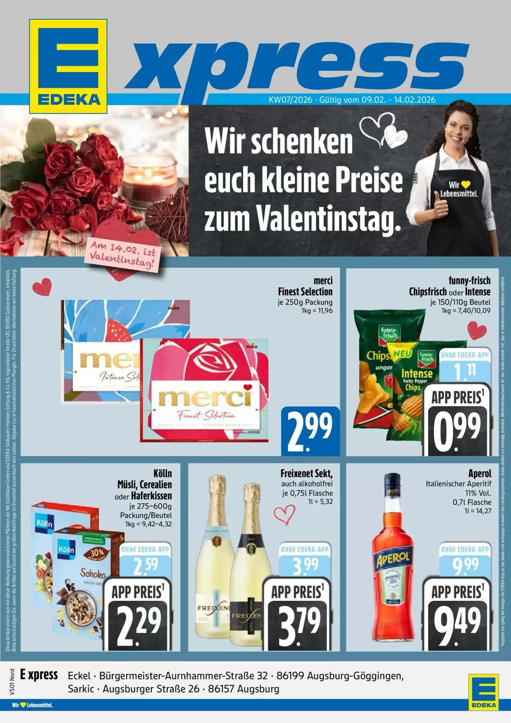 Edeka Xpress Prospekt (ab 08.02.2026) zum Blättern - Seite 1