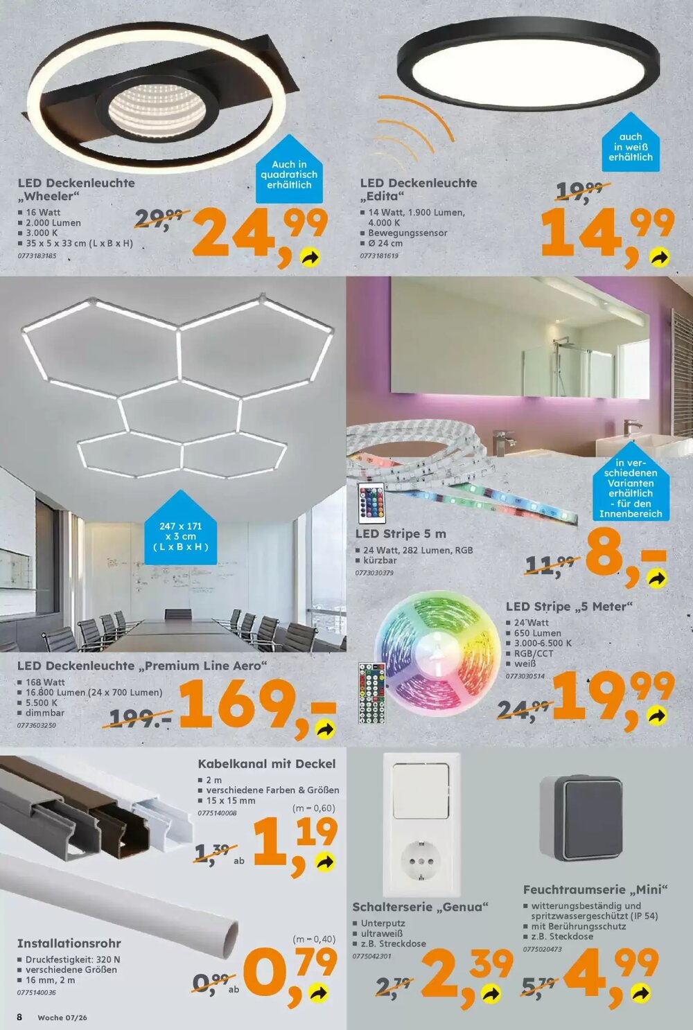 Globus Baumarkt Prospekt (ab 08.02.2026) zum Blättern - Seite 8