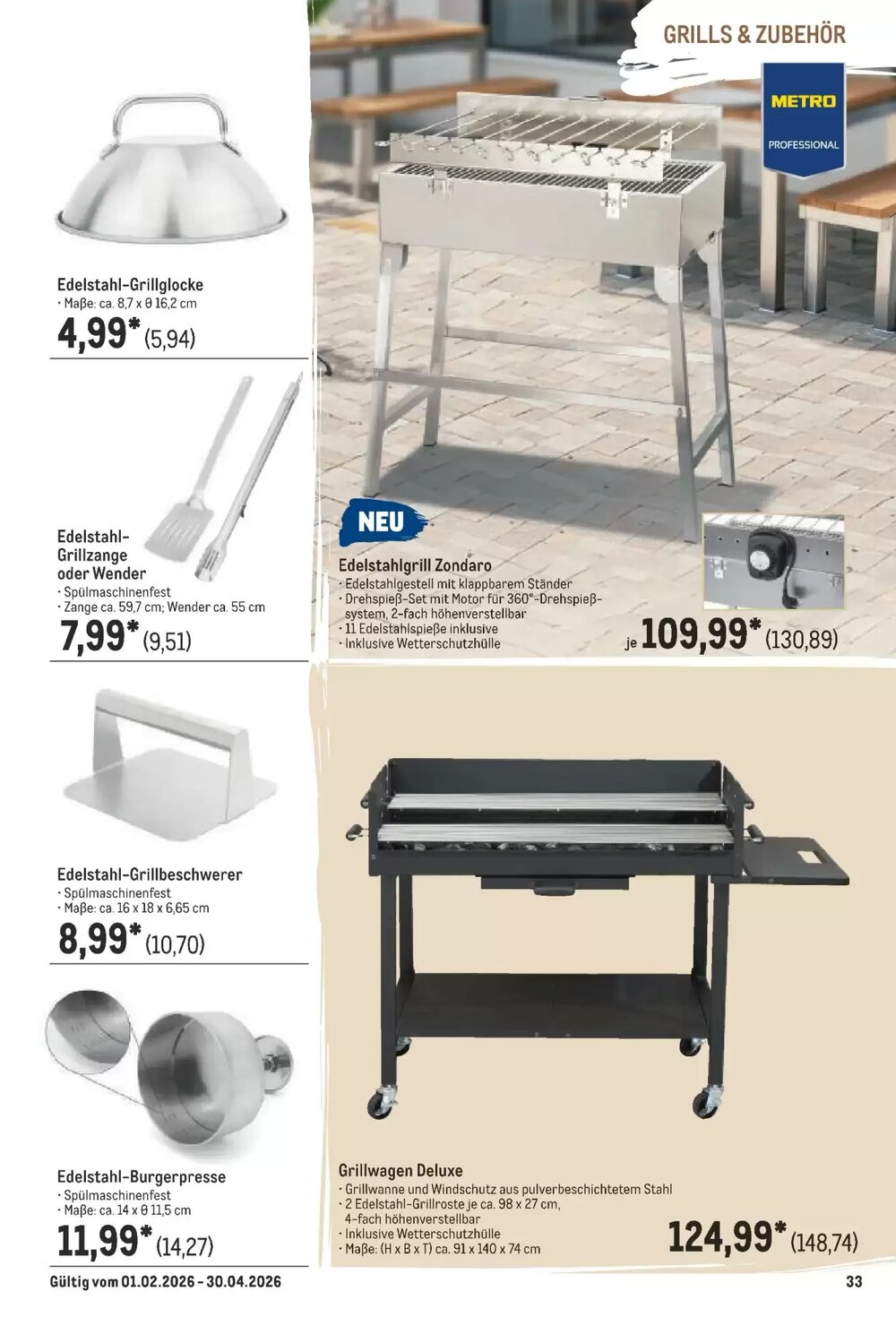METRO Prospekt (ab 08.02.2026) zum Blättern - Seite 33