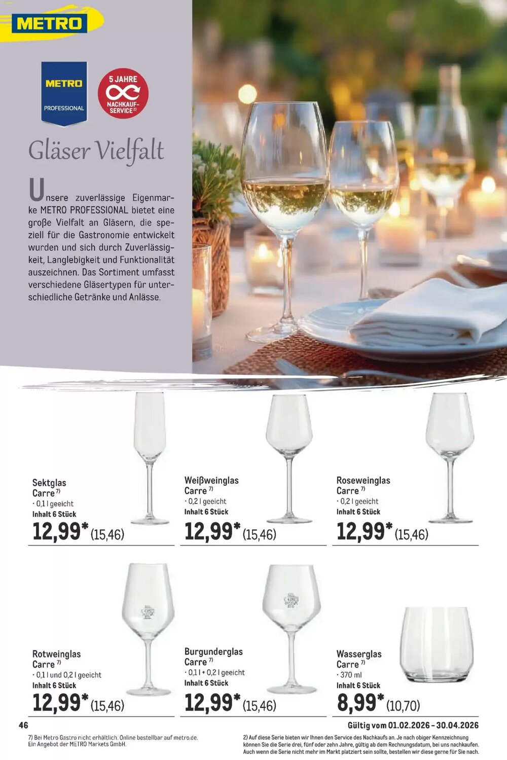 METRO Prospekt (ab 08.02.2026) zum Blättern - Seite 46
