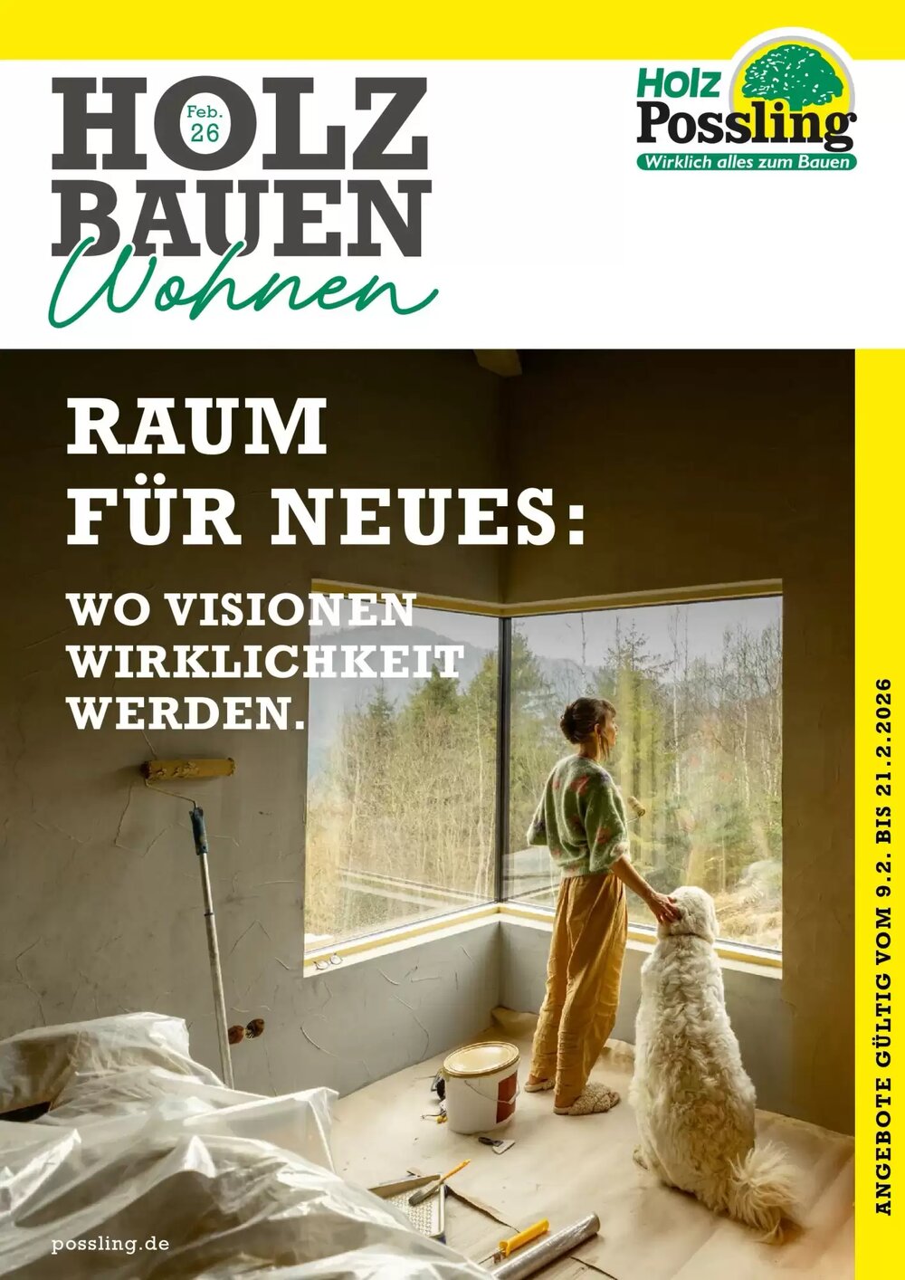 Holz Possling Prospekt (ab 08.02.2026) zum Blättern - Seite 1