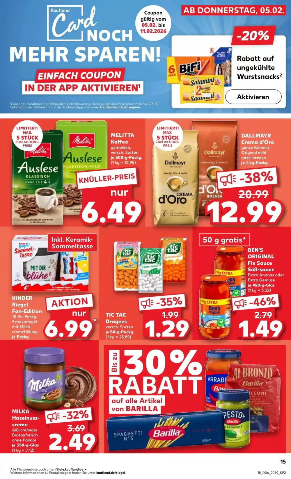 Kaufland Prospekt (ab 08.02.2026) zum Blättern - Seite 15