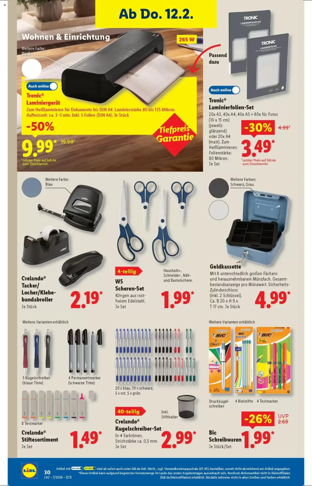 Lidl Prospekt (ab 09.02.2026) zum Blättern - Seite 20