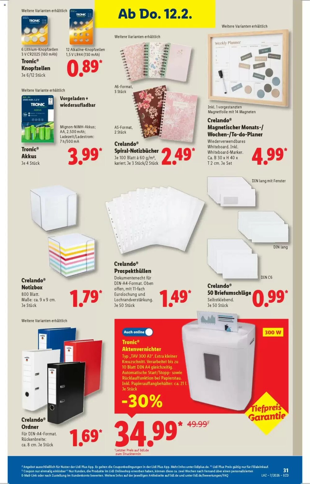 Lidl Prospekt (ab 09.02.2026) zum Blättern - Seite 21