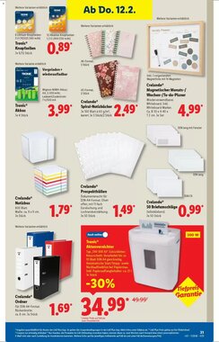 Lidl Prospekt (ab 09.02.2026) zum Blättern - Seite 21