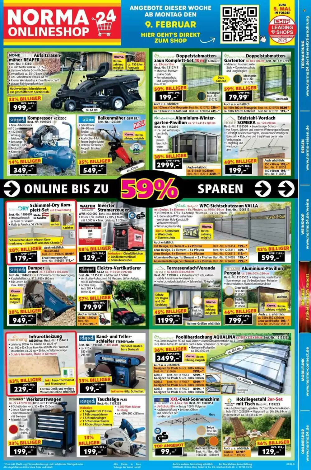 Norma Prospekt (ab 09.02.2026) zum Blättern - Seite 1