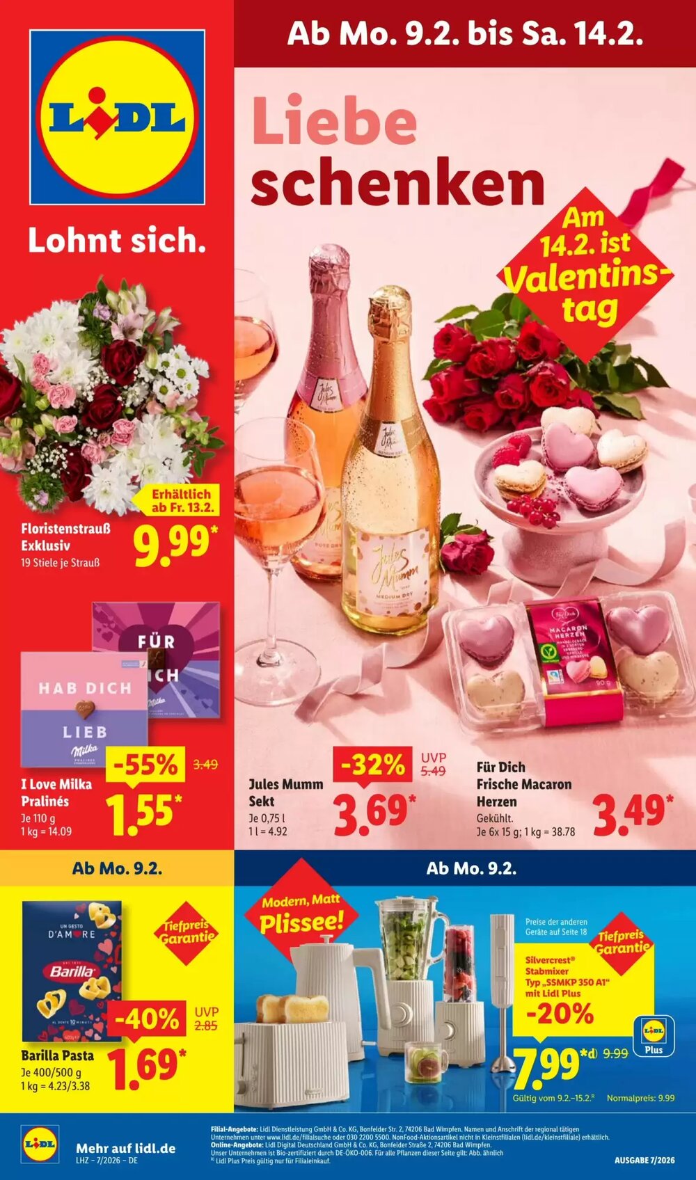 Lidl Prospekt (ab 09.02.2026) zum Blättern - Seite 1