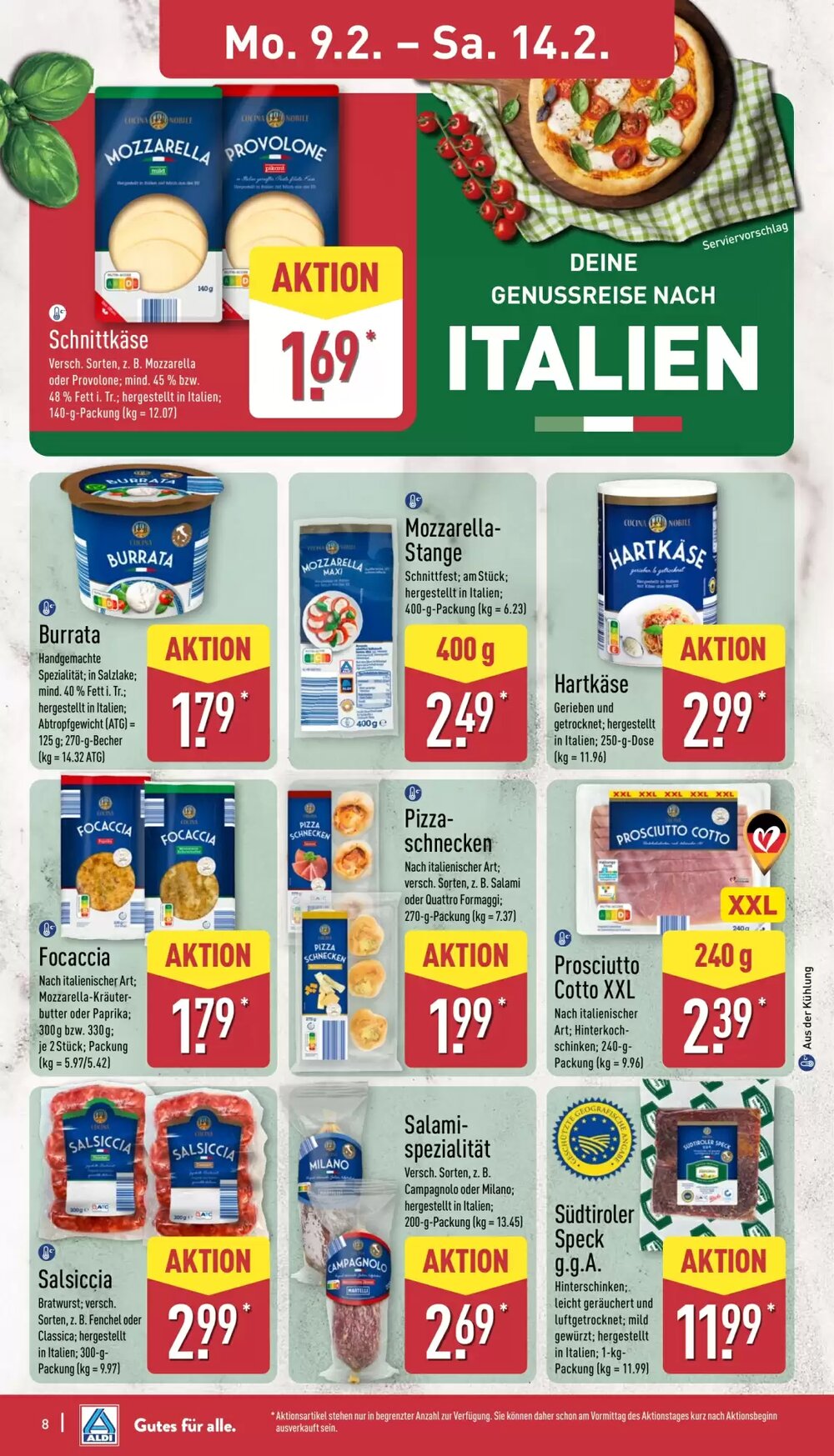 Aldi Nord Prospekt (ab 09.02.2026) zum Blättern - Seite 11