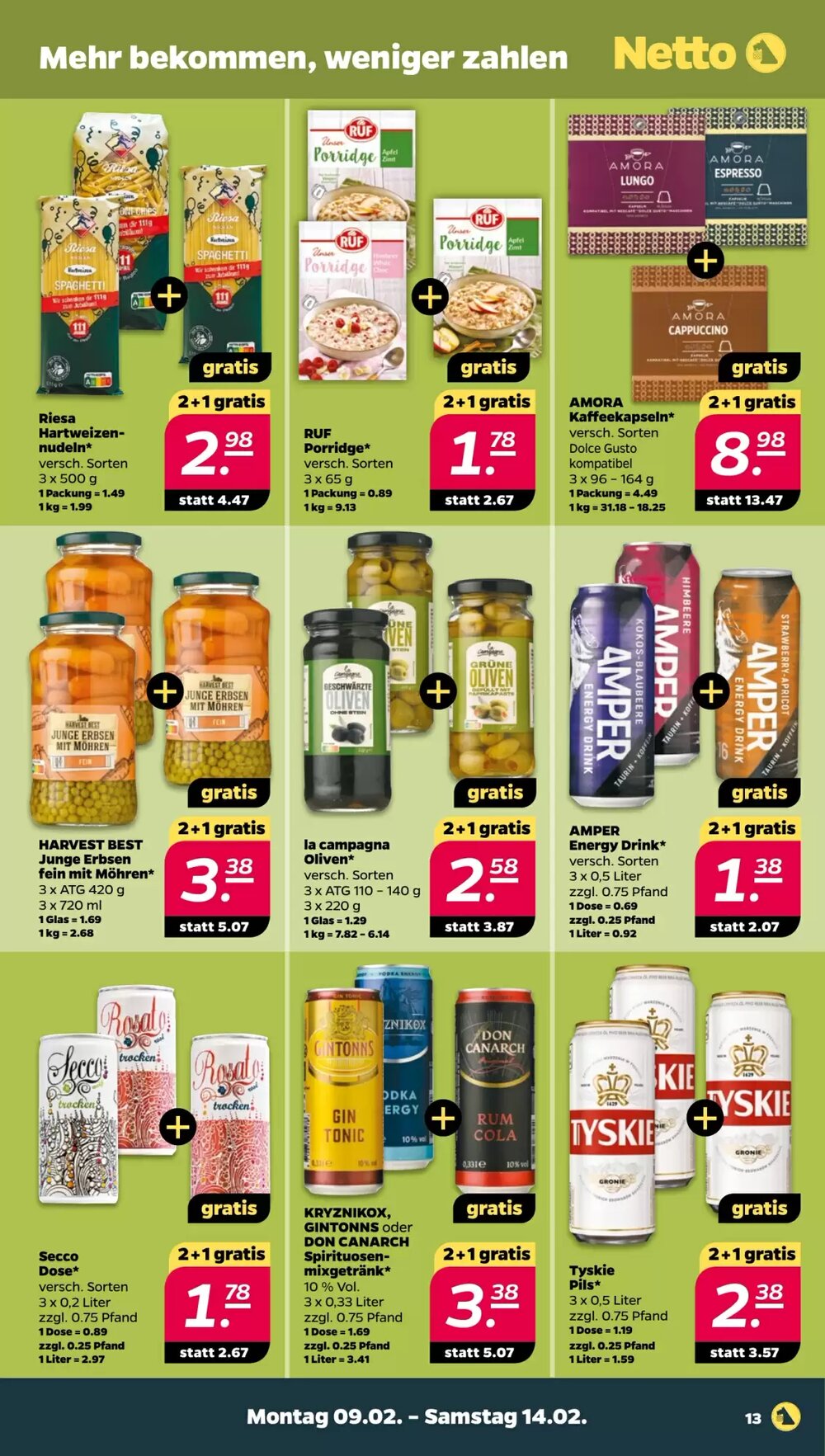 NETTO Prospekt (ab 09.02.2026) zum Blättern - Seite 13