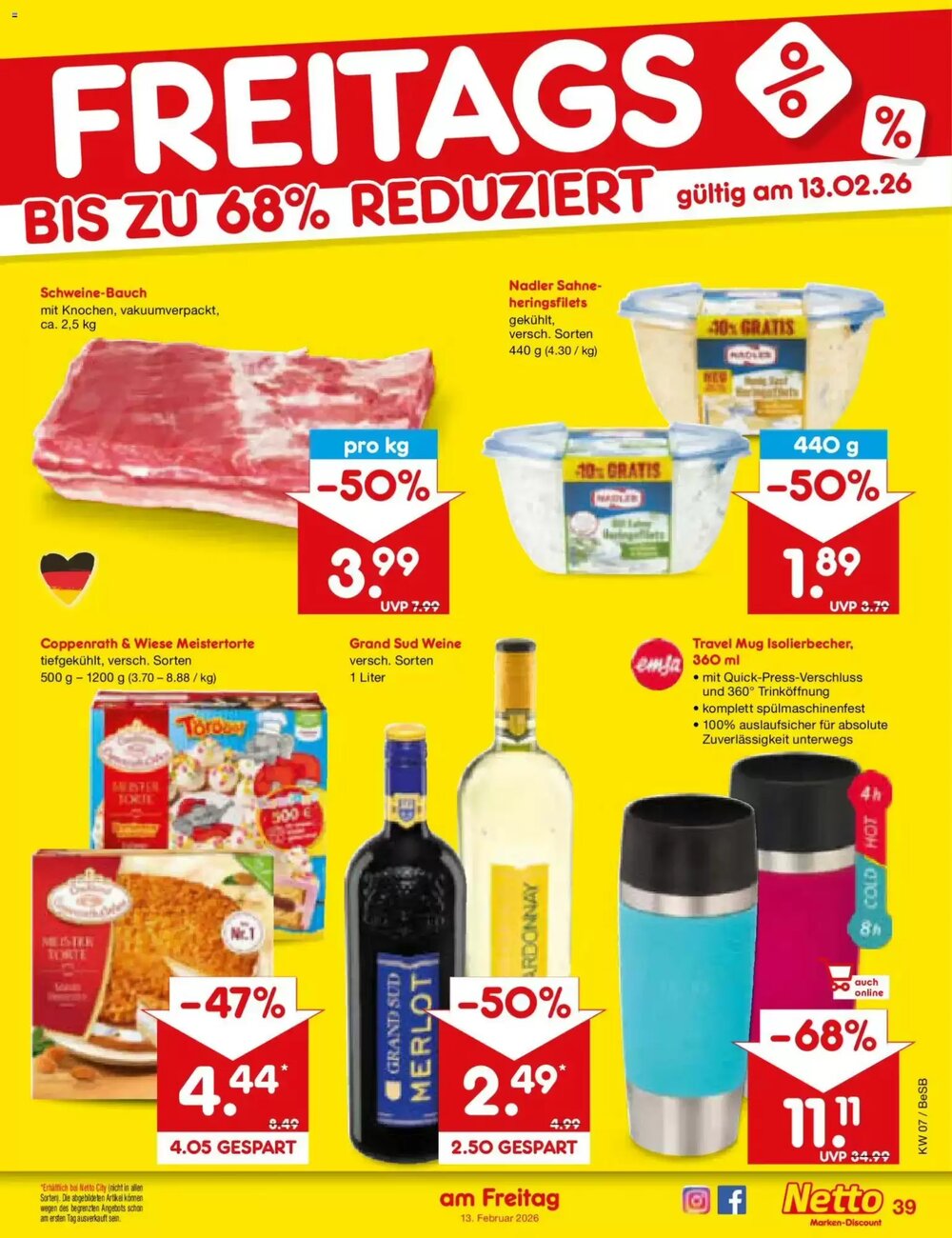 Netto Marken-Discount Prospekt (ab 09.02.2026) zum Blättern - Seite 51