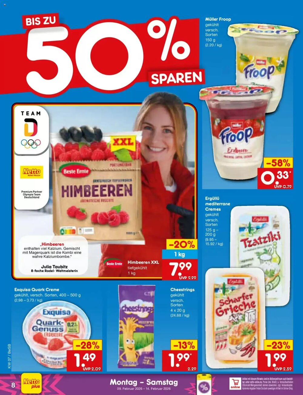 Netto Marken-Discount Prospekt (ab 09.02.2026) zum Blättern - Seite 8