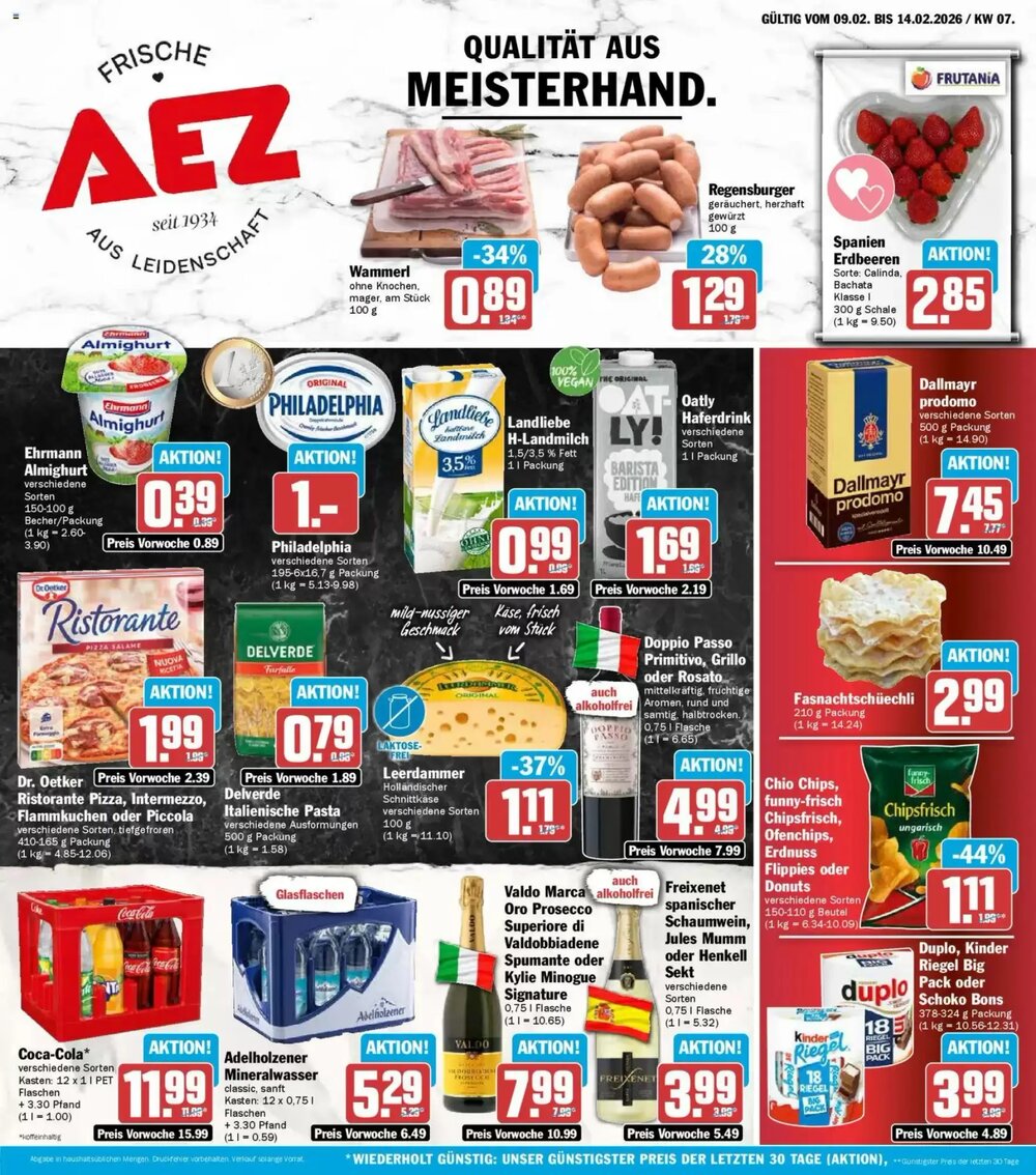 AEZ Prospekt (ab 09.02.2026) zum Blättern - Seite 1
