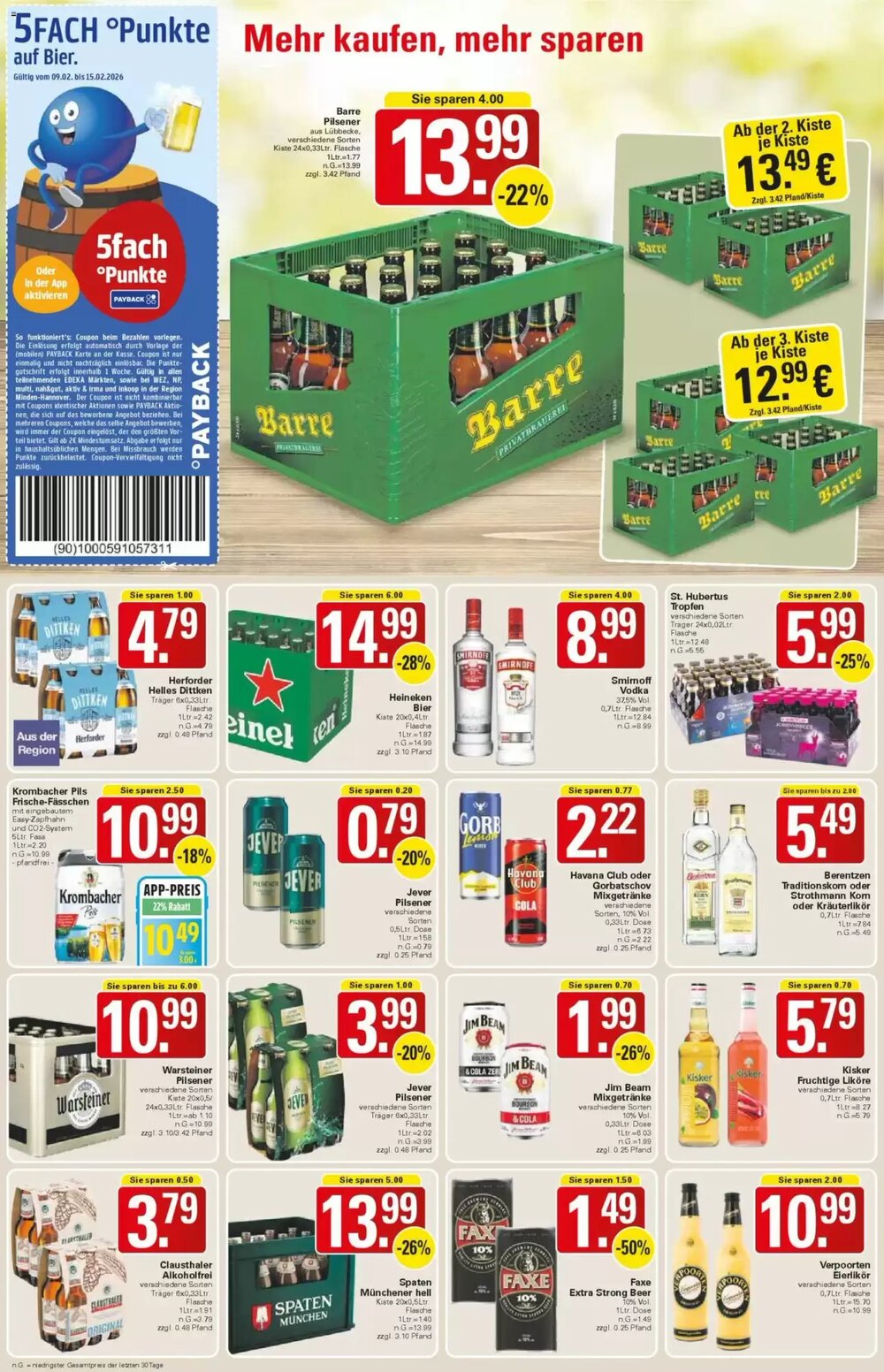 WEZ Prospekt (ab 09.02.2026) zum Blättern - Seite 14