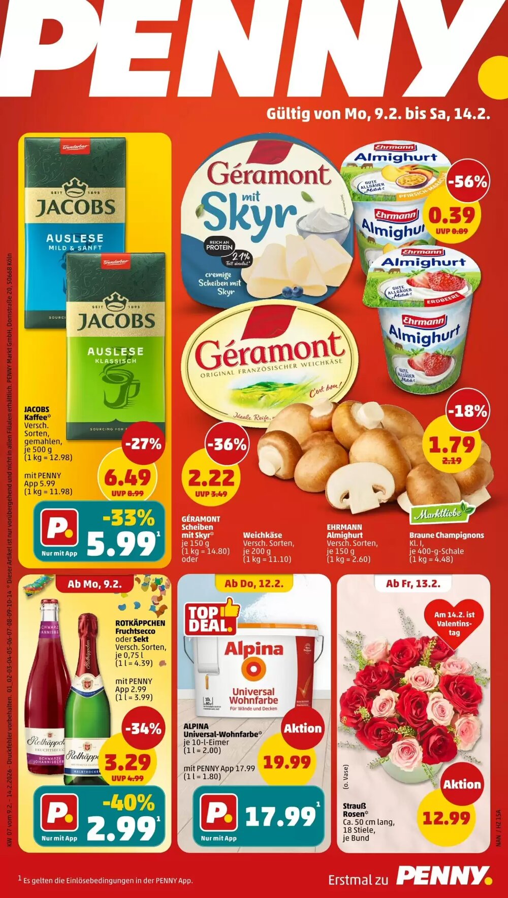 PENNY Prospekt (ab 09.02.2026) zum Blättern - Seite 1