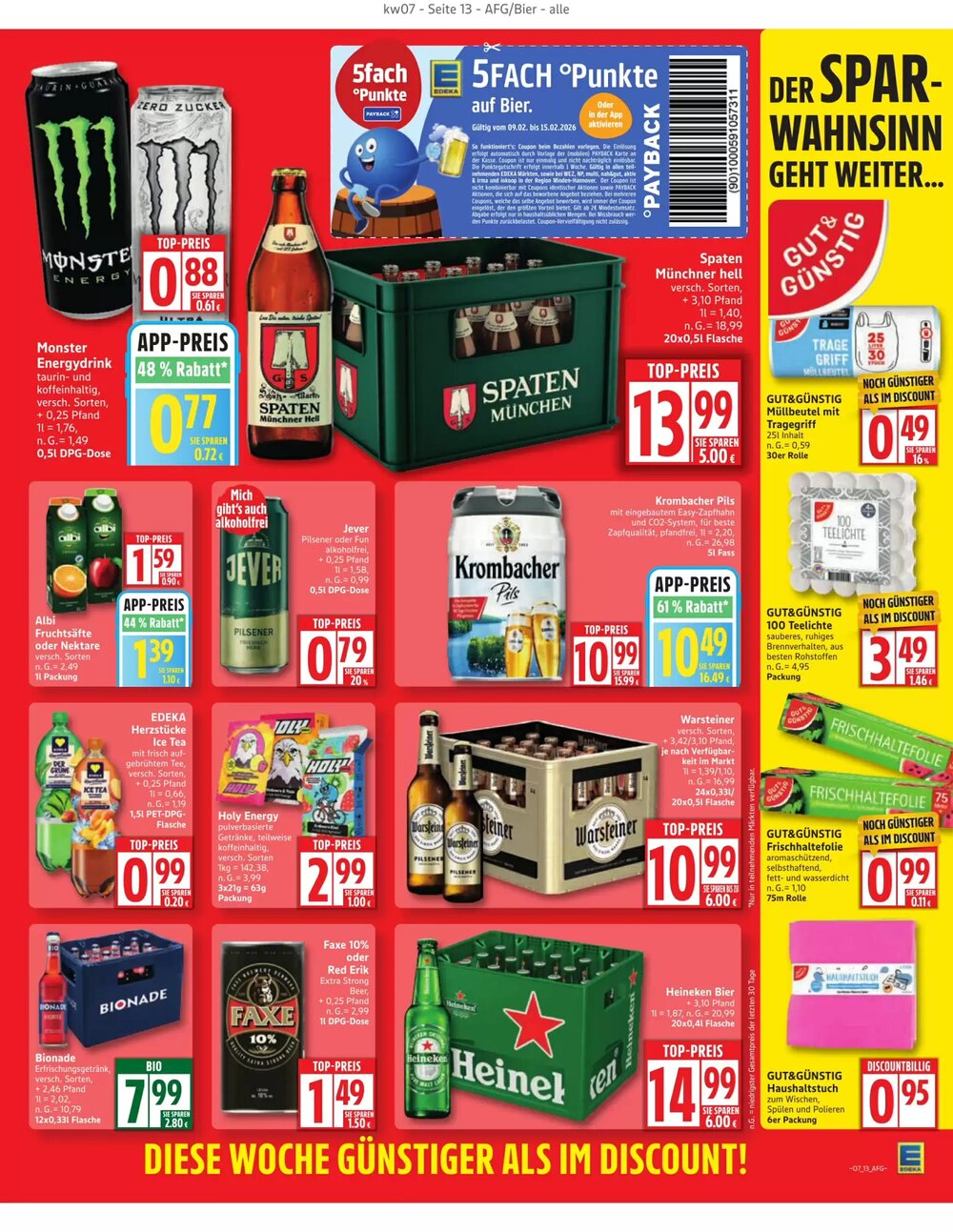 Edeka Prospekt (ab 09.02.2026) zum Blättern - Seite 13