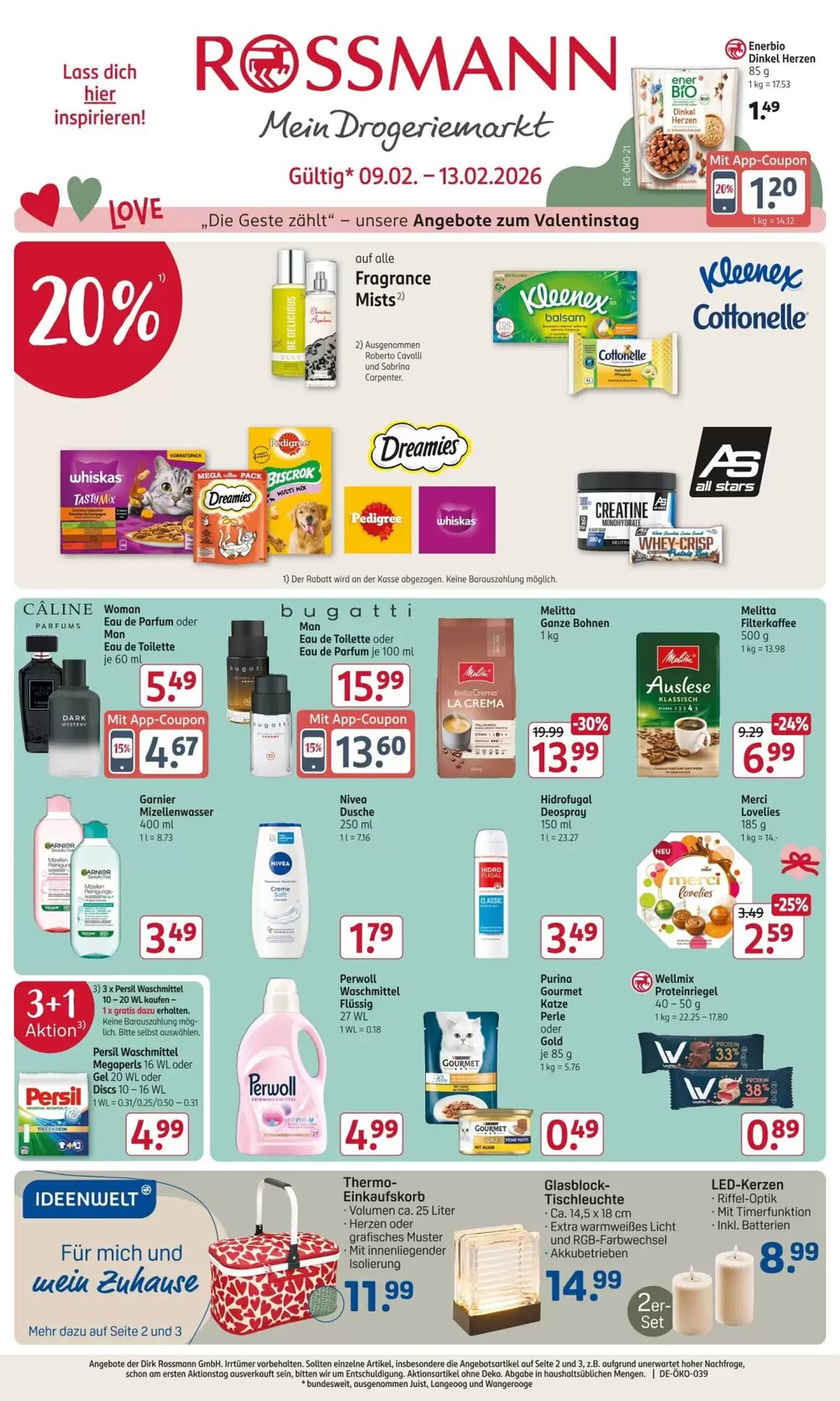 Rossmann Prospekt (ab 09.02.2026) zum Blättern - Seite 1