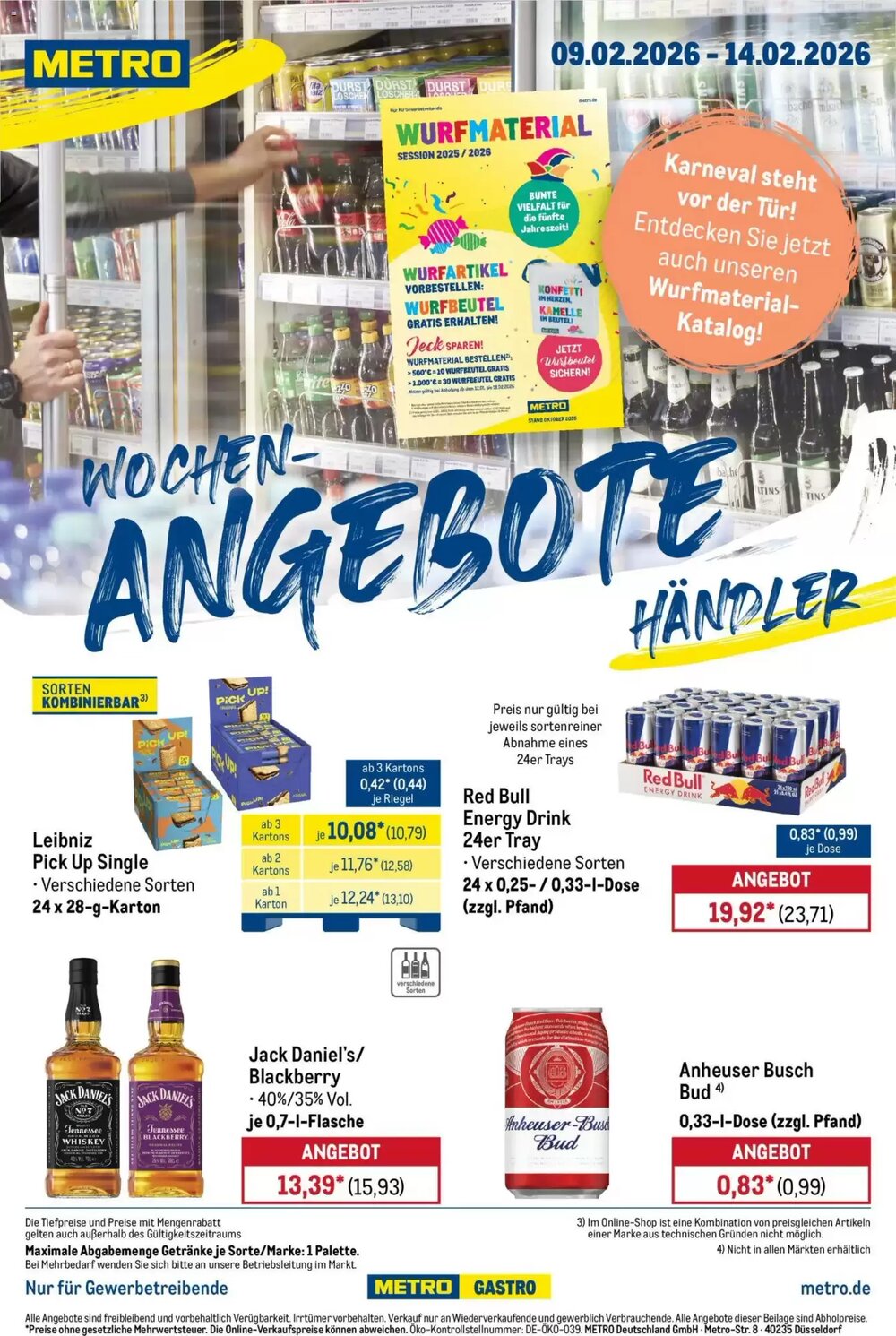 METRO Prospekt (ab 09.02.2026) zum Blättern - Seite 1