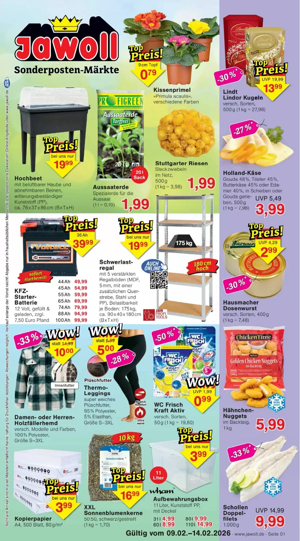 Jawoll Prospekt (ab 09.02.2026) zum Blättern - Seite 1