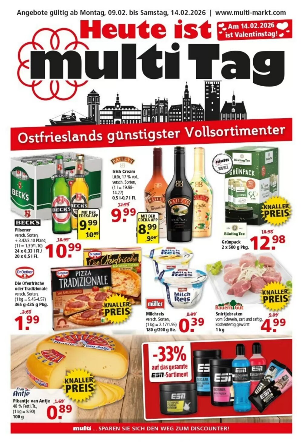 Multi Markt Prospekt (ab 09.02.2026) zum Blättern - Seite 1