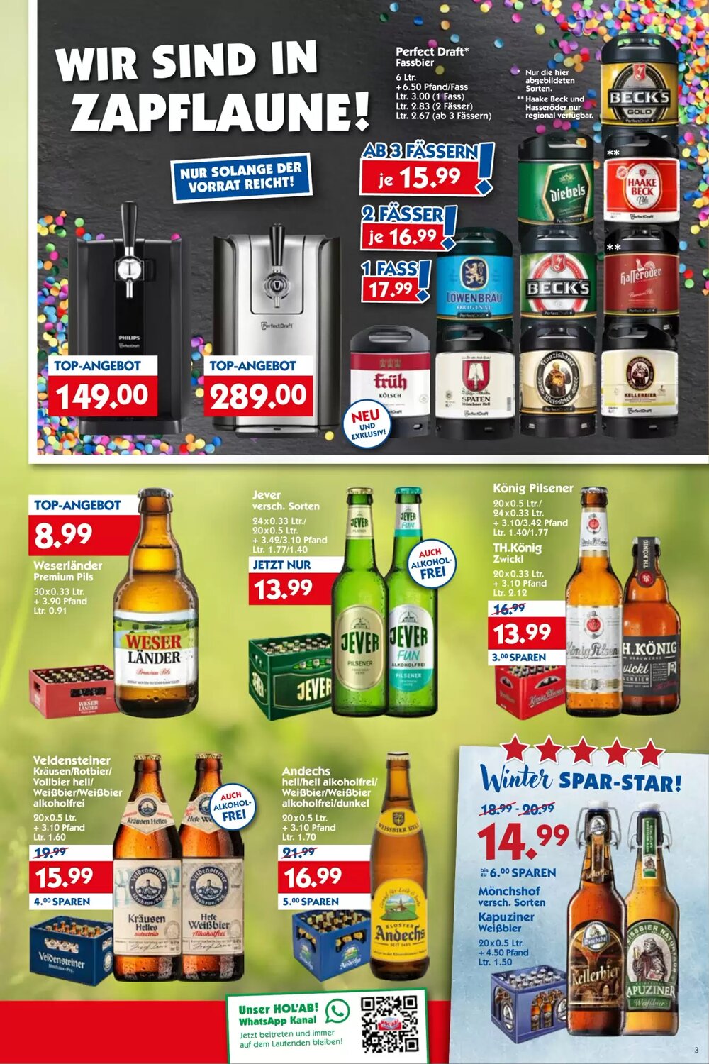 Hol'ab Getränkemarkt Prospekt (ab 09.02.2026) zum Blättern - Seite 3