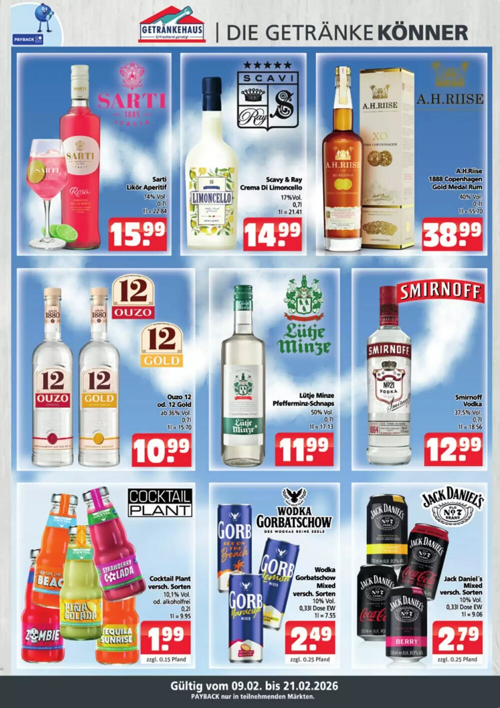 Getränkehaus Prospekt (ab 09.02.2026) zum Blättern - Seite 7