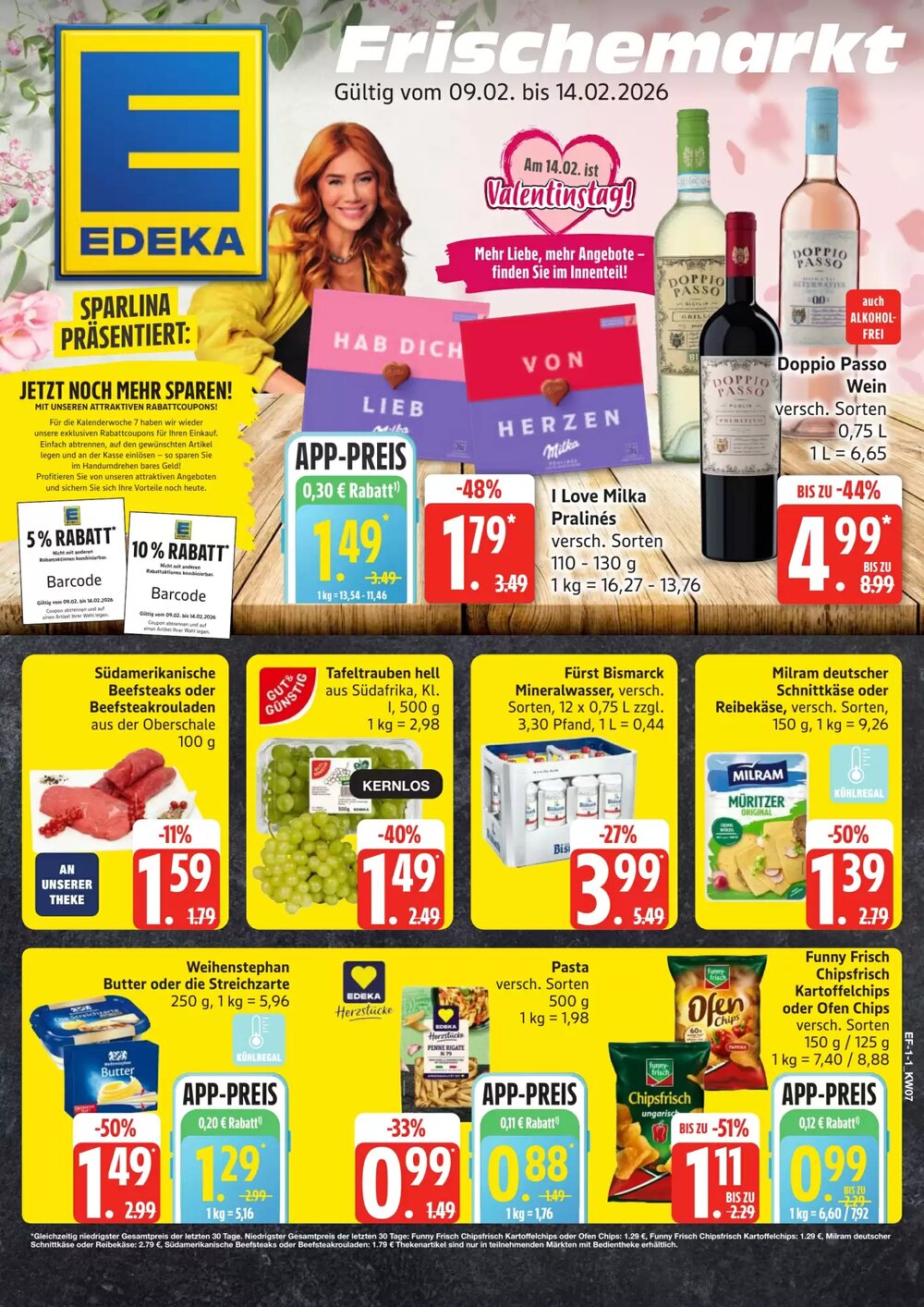 EDEKA Berger Prospekt (ab 09.02.2026) zum Blättern - Seite 1