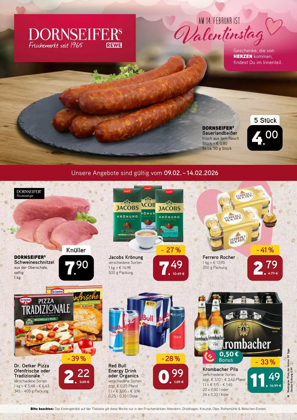 Dornseifer Prospekt (ab 09.02.2026) zum Blättern - Seite 1