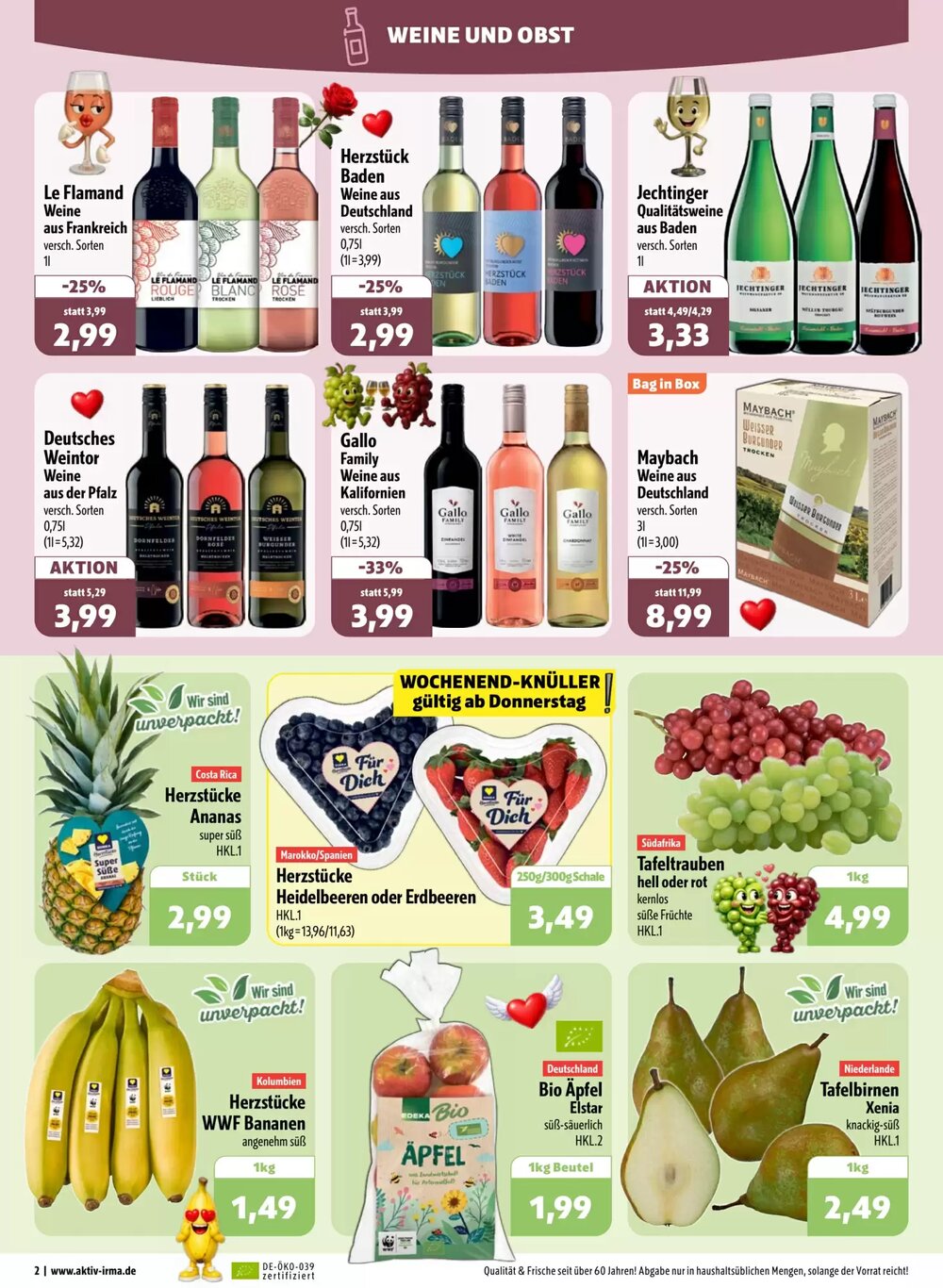 Aktiv Irma Prospekt (ab 09.02.2026) zum Blättern - Seite 2