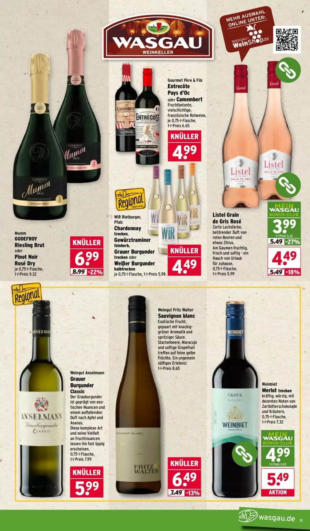 Wasgau Prospekt (ab 09.02.2026) zum Blättern - Seite 15
