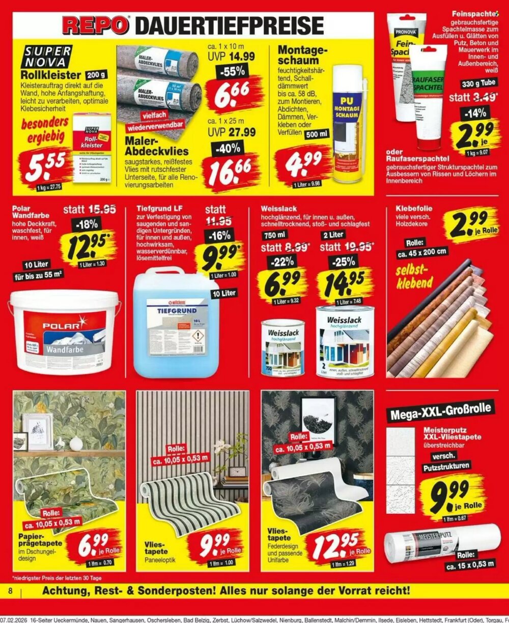 Repo Markt Prospekt (ab 09.02.2026) zum Blättern - Seite 8