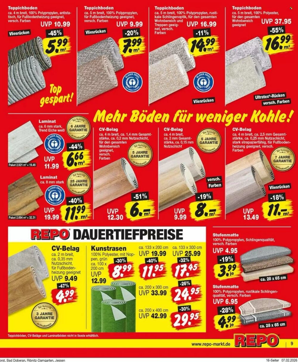 Repo Markt Prospekt (ab 09.02.2026) zum Blättern - Seite 9