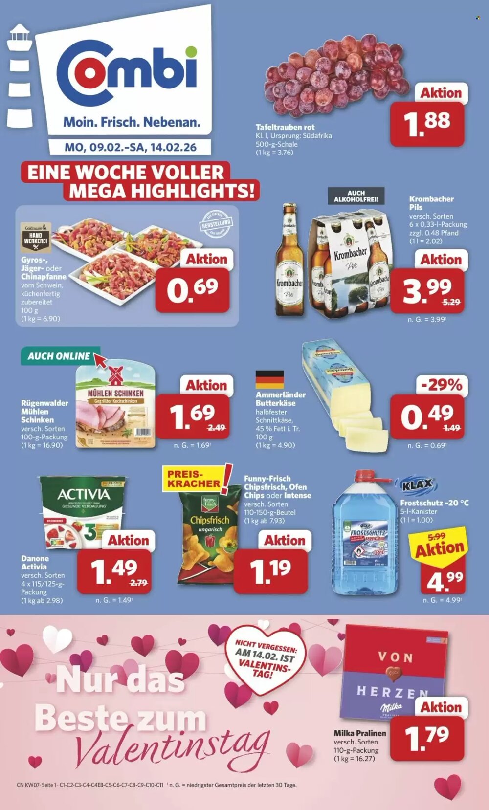 Combi Prospekt (ab 09.02.2026) zum Blättern - Seite 1