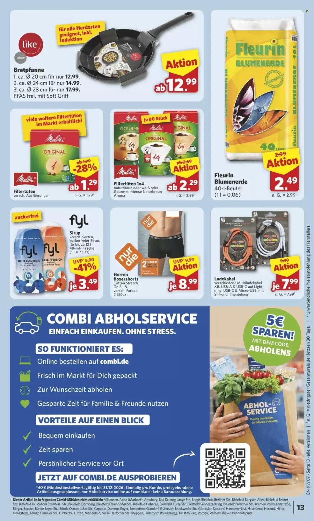 Combi Prospekt (ab 09.02.2026) zum Blättern - Seite 13