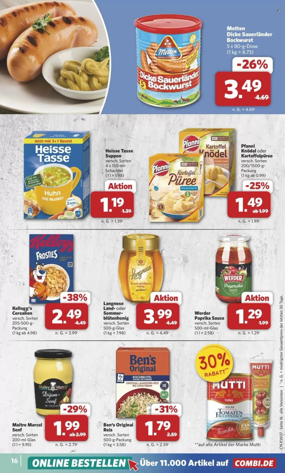 Combi Prospekt (ab 09.02.2026) zum Blättern - Seite 16