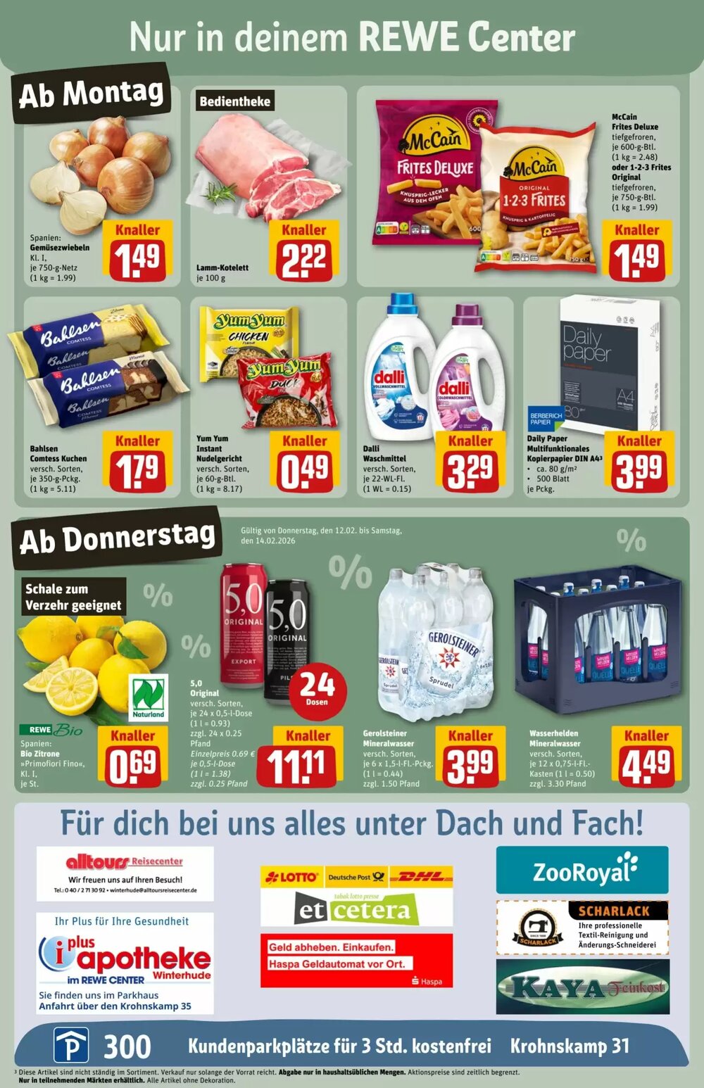 REWE Center Prospekt (ab 09.02.2026) zum Blättern - Seite 3