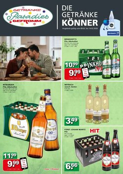 Getränkeparadies Gefromm Prospekt (ab 09.02.2026) zum Blättern