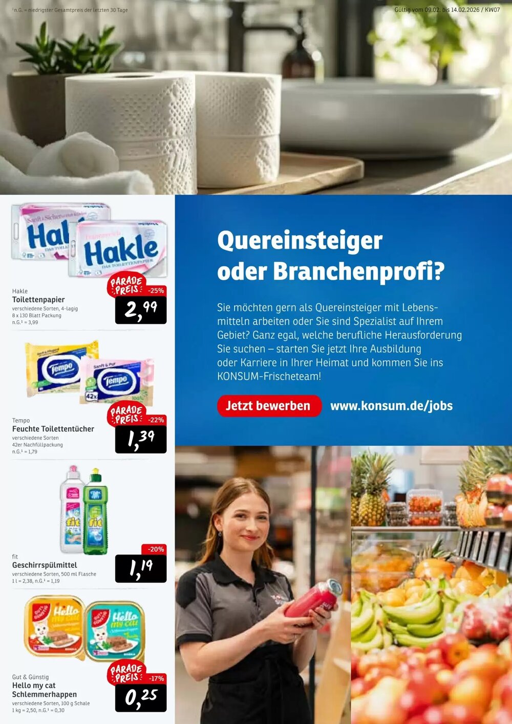 KONSUM Prospekt (ab 09.02.2026) zum Blättern - Seite 11