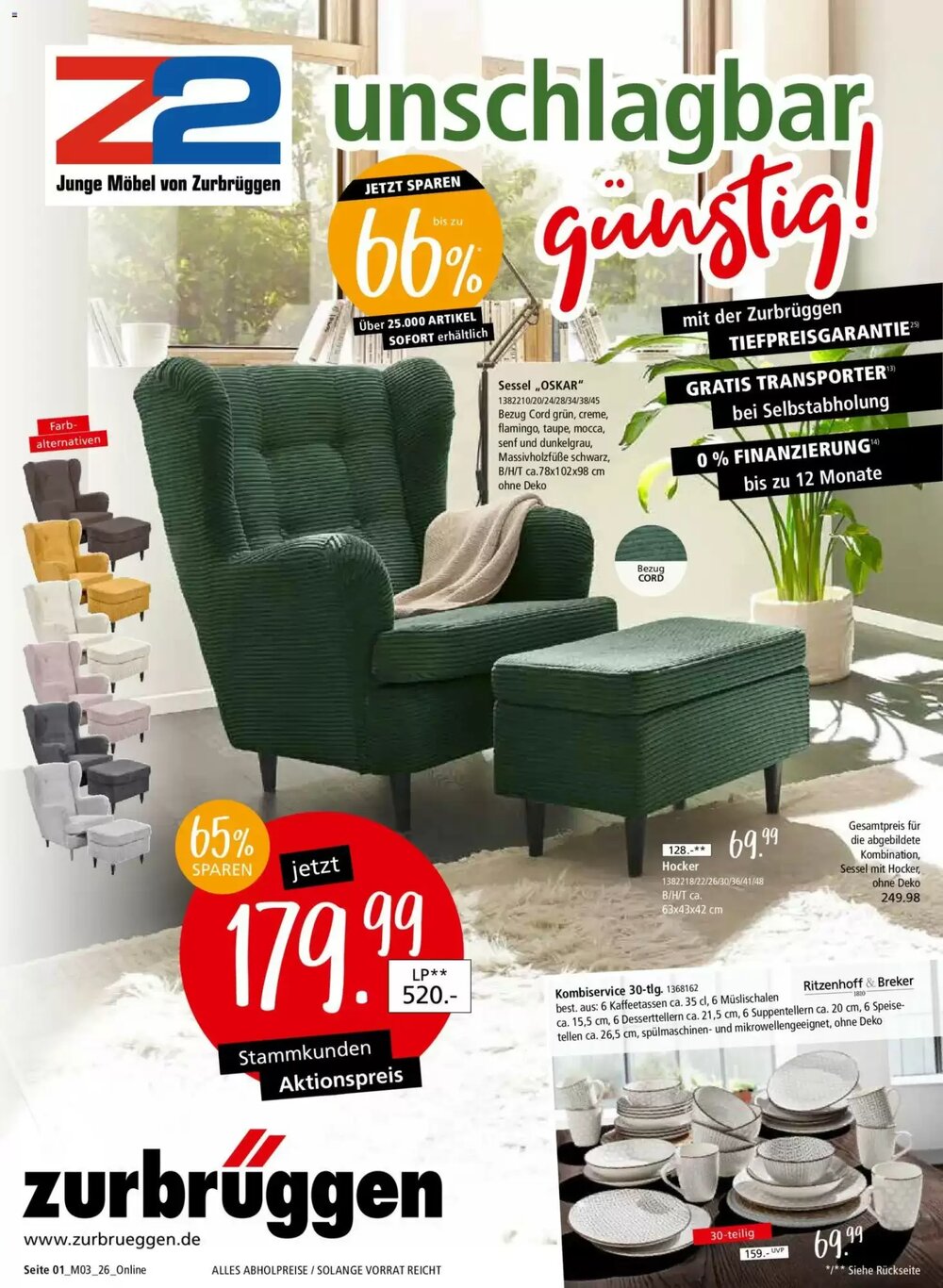 Zurbrüggen Prospekt (ab 09.02.2026) zum Blättern - Seite 1