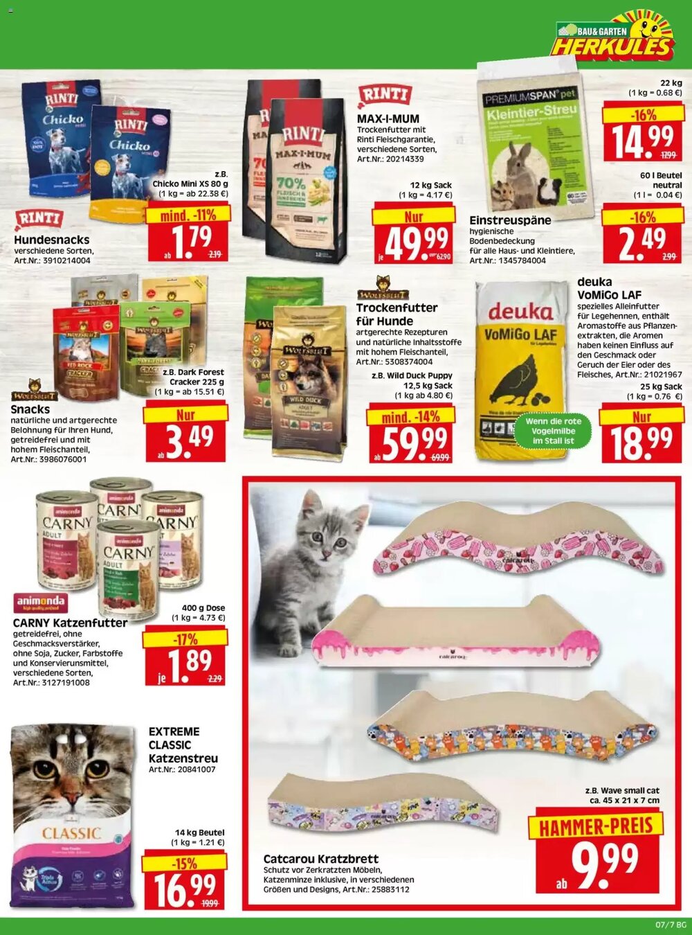 Edeka Herkules Prospekt (ab 09.02.2026) zum Blättern - Seite 7