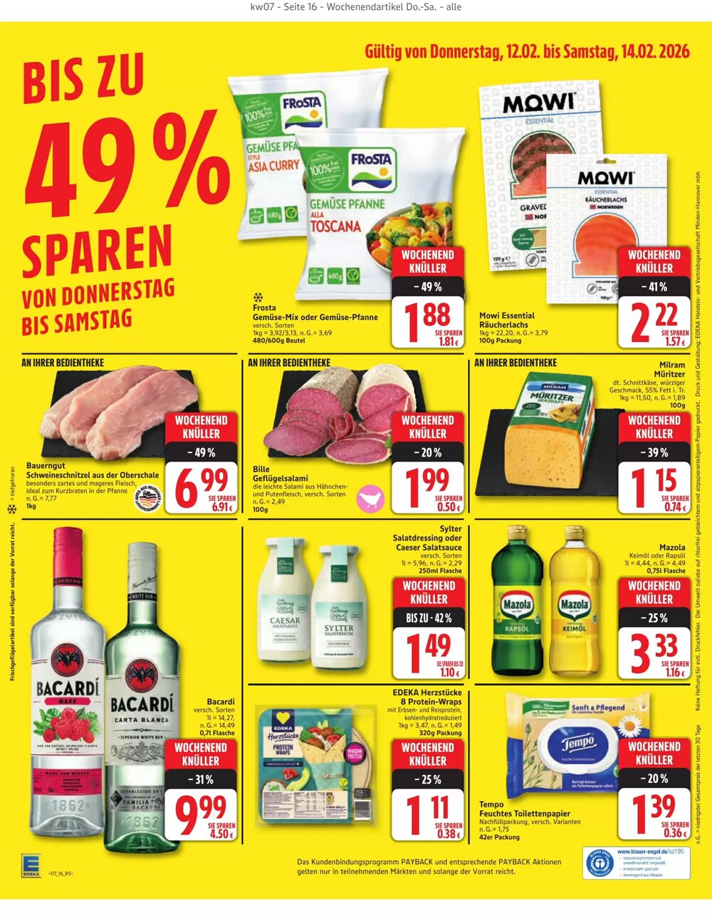 Edeka Prospekt (ab 09.02.2026) zum Blättern - Seite 16