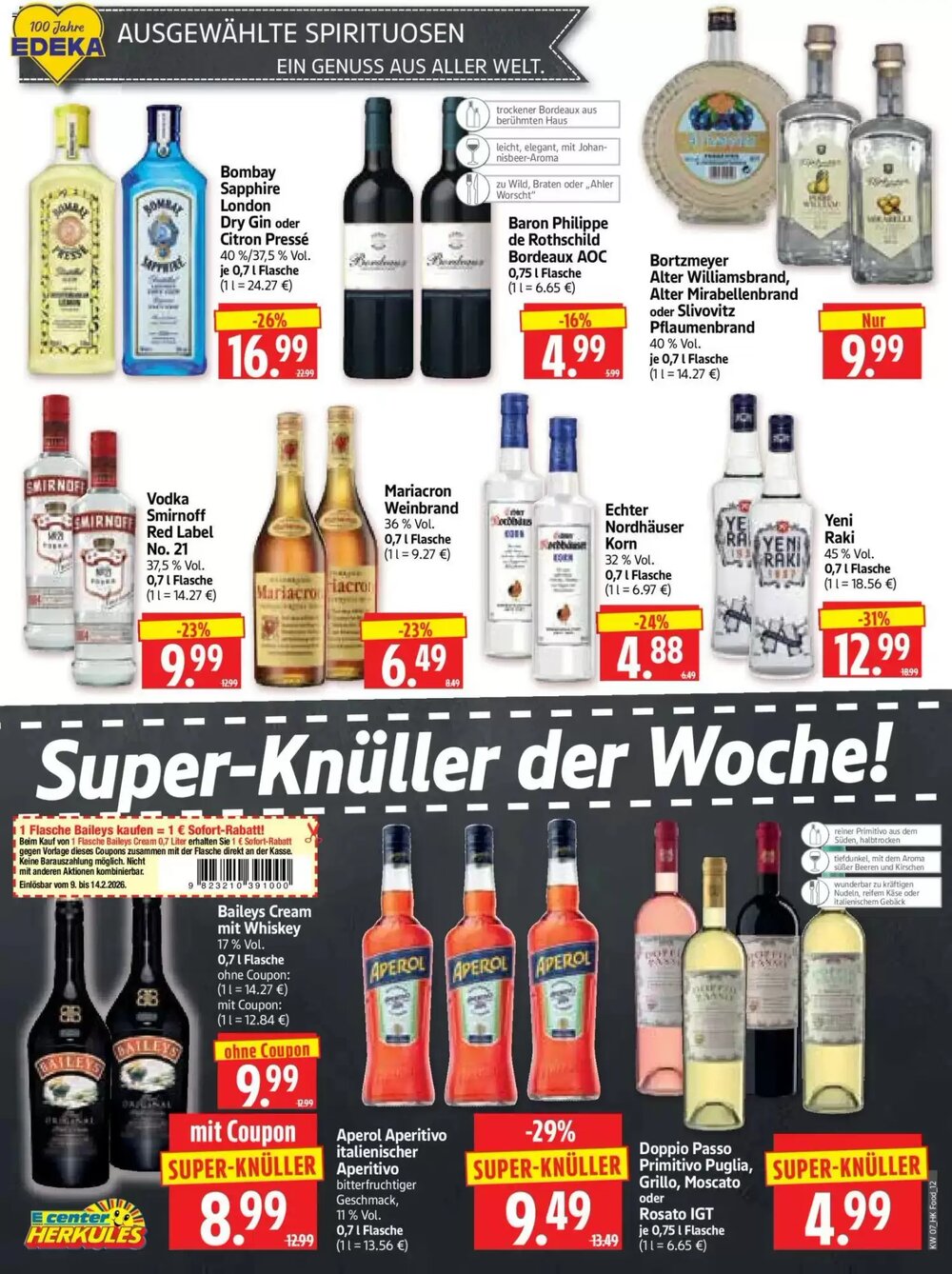 Edeka Herkules Prospekt (ab 09.02.2026) zum Blättern - Seite 12