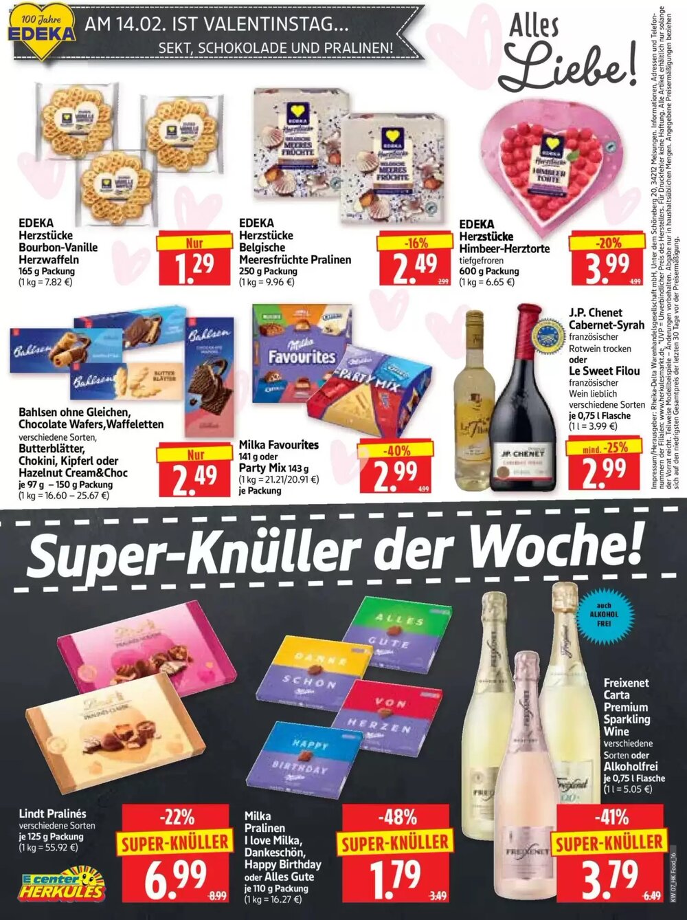 Edeka Herkules Prospekt (ab 09.02.2026) zum Blättern - Seite 16