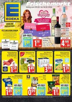 Edeka Frischemarkt Prospekt (ab 09.02.2026) zum Blättern