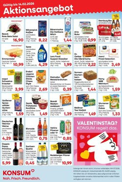 Konsum Leipzig Prospekt (ab 09.02.2026) zum Blättern